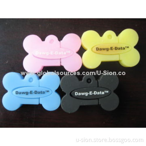 Lovely and Cute USB Flash Drive for Promotional Gifts, 512MB to 128GB Capacity Range